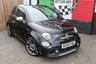 USED 2018 68 ABARTH 595 1.4 T-Jet Turismo Hatchback 3dr Petrol Manual Euro 6 (165 bhp) FINISHED IN SCORPIONE BLACK--ABARTH BLACK LEATHER