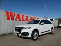 USED 2018 18 AUDI Q7 3.0 TDI V6 S line SUV 5dr Diesel Tiptronic quattro Euro 6 (s/s) (272 ps) Full Audi History, One Former Owner