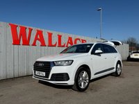 USED 2018 18 AUDI Q7 3.0 TDI V6 S line SUV 5dr Diesel Tiptronic quattro Euro 6 (s/s) (272 ps) Full Audi History, One Former Owner