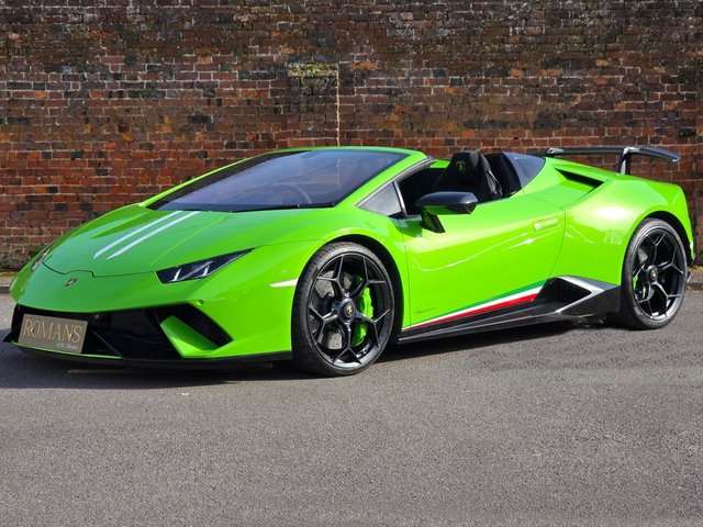 View our Lamborghini Huracan 5.2 V10 LP 640-4 Performante Spyder 2dr Petrol LDF 4WD Euro 6 (s/s) (640 ps)