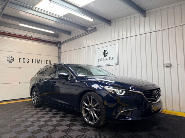 2017 66 Mazda Mazda6 2.2 SKYACTIV-D Sport Nav Tourer 5dr Diesel Manual Euro 6 (s/s) (150 ps)