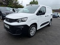 USED 2022 22 PEUGEOT PARTNER 1.5 BlueHDi 1000 Professional Premium Standard Panel Van 5dr Diesel Manual SWB Euro 6 (100 bhp) 6 SPEED ONLY 23K MEDIA AIR CON COMES WITH 1 YEARS MOT AND SERVICE
