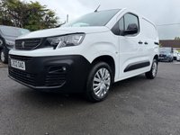 USED 2022 22 PEUGEOT PARTNER 1.5 BlueHDi 1000 Professional Premium Standard Panel Van 5dr Diesel Manual SWB Euro 6 (100 bhp) 6 SPEED ONLY 23K MEDIA AIR CON COMES WITH 1 YEARS MOT AND SERVICE