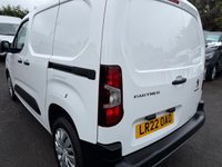 USED 2022 22 PEUGEOT PARTNER 1.5 BlueHDi 1000 Professional Premium Standard Panel Van 5dr Diesel Manual SWB Euro 6 (100 bhp) 6 SPEED ONLY 23K MEDIA AIR CON COMES WITH 1 YEARS MOT AND SERVICE