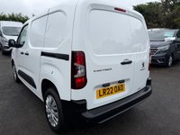 USED 2022 22 PEUGEOT PARTNER 1.5 BlueHDi 1000 Professional Premium Standard Panel Van 5dr Diesel Manual SWB Euro 6 (100 bhp) 6 SPEED ONLY 23K MEDIA AIR CON COMES WITH 1 YEARS MOT AND SERVICE