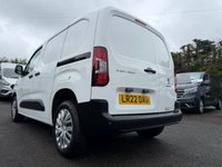USED 2022 22 PEUGEOT PARTNER 1.5 BlueHDi 1000 Professional Premium Standard Panel Van 5dr Diesel Manual SWB Euro 6 (100 bhp) 6 SPEED ONLY 23K MEDIA AIR CON COMES WITH 1 YEARS MOT AND SERVICE
