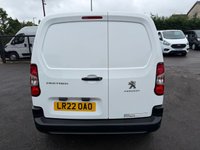 USED 2022 22 PEUGEOT PARTNER 1.5 BlueHDi 1000 Professional Premium Standard Panel Van 5dr Diesel Manual SWB Euro 6 (100 bhp) 6 SPEED ONLY 23K MEDIA AIR CON COMES WITH 1 YEARS MOT AND SERVICE