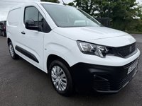 USED 2022 22 PEUGEOT PARTNER 1.5 BlueHDi 1000 Professional Premium Standard Panel Van 5dr Diesel Manual SWB Euro 6 (100 bhp) 6 SPEED ONLY 23K MEDIA AIR CON COMES WITH 1 YEARS MOT AND SERVICE