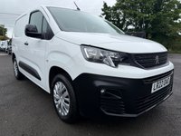 USED 2022 22 PEUGEOT PARTNER 1.5 BlueHDi 1000 Professional Premium Standard Panel Van 5dr Diesel Manual SWB Euro 6 (100 bhp) 6 SPEED ONLY 23K MEDIA AIR CON COMES WITH 1 YEARS MOT AND SERVICE