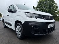 USED 2022 22 PEUGEOT PARTNER 1.5 BlueHDi 1000 Professional Premium Standard Panel Van 5dr Diesel Manual SWB Euro 6 (100 bhp) 6 SPEED ONLY 23K MEDIA AIR CON COMES WITH 1 YEARS MOT AND SERVICE