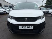 USED 2022 22 PEUGEOT PARTNER 1.5 BlueHDi 1000 Professional Premium Standard Panel Van 5dr Diesel Manual SWB Euro 6 (100 bhp) 6 SPEED ONLY 23K MEDIA AIR CON COMES WITH 1 YEARS MOT AND SERVICE