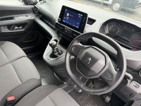 USED 2022 22 PEUGEOT PARTNER 1.5 BlueHDi 1000 Professional Premium Standard Panel Van 5dr Diesel Manual SWB Euro 6 (100 bhp) 6 SPEED ONLY 23K MEDIA AIR CON COMES WITH 1 YEARS MOT AND SERVICE
