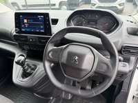 USED 2022 22 PEUGEOT PARTNER 1.5 BlueHDi 1000 Professional Premium Standard Panel Van 5dr Diesel Manual SWB Euro 6 (100 bhp) 6 SPEED ONLY 23K MEDIA AIR CON COMES WITH 1 YEARS MOT AND SERVICE