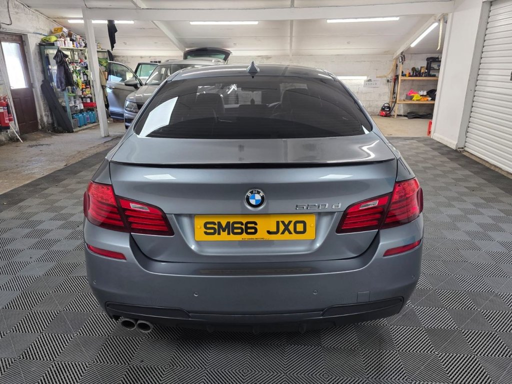 USED 2016 66 BMW 5 SERIES 2.0 520d M Sport Saloon 4dr Diesel Auto Euro 6 (s/s) (190 ps) Bluetooth - SatNav - Sensors!