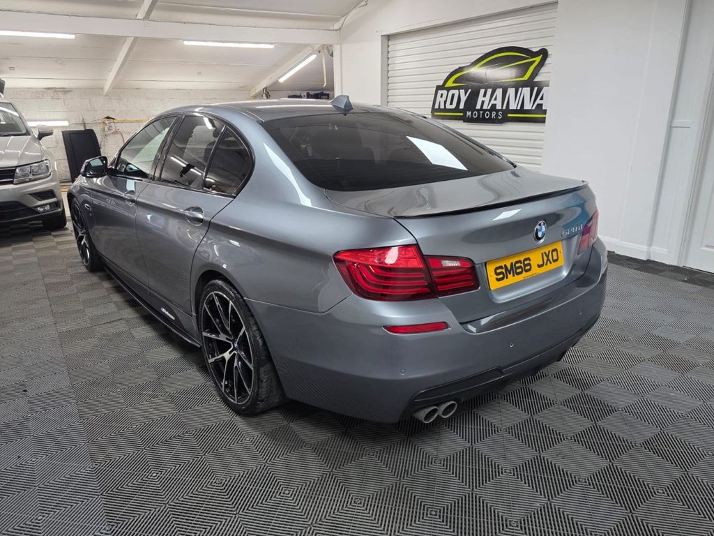 USED 2016 66 BMW 5 SERIES 2.0 520d M Sport Saloon 4dr Diesel Auto Euro 6 (s/s) (190 ps) Bluetooth - SatNav - Sensors!