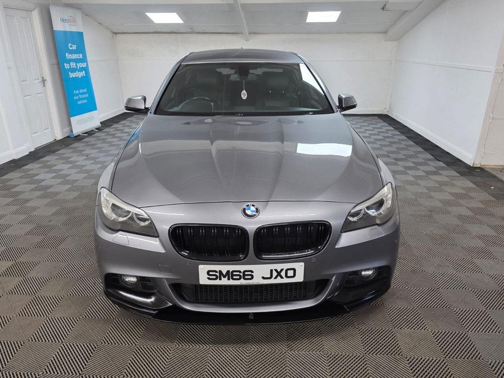 USED 2016 66 BMW 5 SERIES 2.0 520d M Sport Saloon 4dr Diesel Auto Euro 6 (s/s) (190 ps) Bluetooth - SatNav - Sensors!