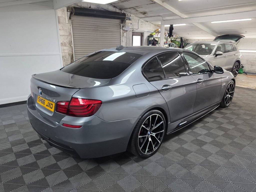 USED 2016 66 BMW 5 SERIES 2.0 520d M Sport Saloon 4dr Diesel Auto Euro 6 (s/s) (190 ps) Bluetooth - SatNav - Sensors!