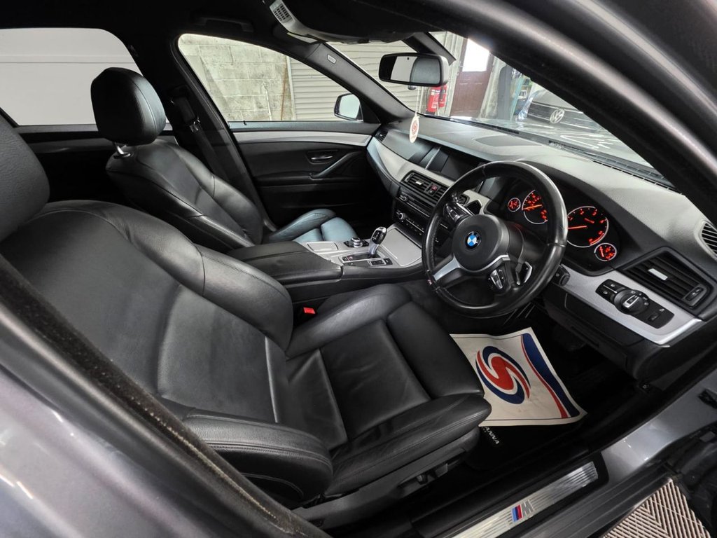 USED 2016 66 BMW 5 SERIES 2.0 520d M Sport Saloon 4dr Diesel Auto Euro 6 (s/s) (190 ps) Bluetooth - SatNav - Sensors!