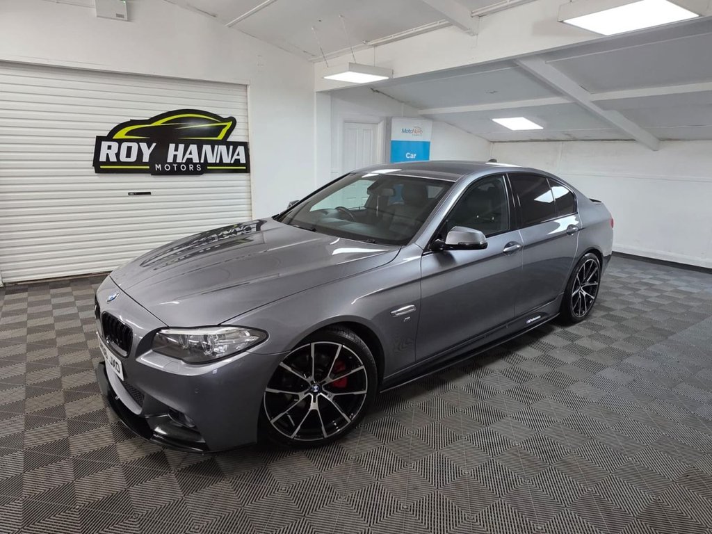 USED 2016 66 BMW 5 SERIES 2.0 520d M Sport Saloon 4dr Diesel Auto Euro 6 (s/s) (190 ps) Bluetooth - SatNav - Sensors!