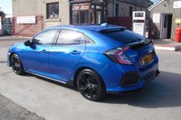 USED 2018 68 HONDA CIVIC 1.0 VTEC Turbo Sport Line Hatchback 5dr Petrol Manual Euro 6 (s/s) (126 ps) 