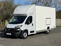USED 2021 71 FIAT DUCATO 2.3 MultiJetII 35 Maxi Low Loader Luton 2dr Diesel Manual M H1 Euro 6 (140 ps) LWB 4.5 meter length load area AIR CON