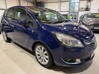 USED 2014 64 VAUXHALL MERIVA 1.4i SE MPV 5dr Petrol Manual Euro 6 100ps ULEZ Affordable Motoring Finance+Long MOT+P/Roof+ParkAid+AC+Cruise+1/2Lthr