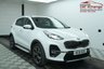 USED 2018 18 KIA SPORTAGE 1.6 CRDi GT-Line SUV 5dr Diesel Manual Euro 6 (s/s) (134 bhp) 7 INCH TOUCHSCREEN SATELLITE NAVIGATIONS SYSTEM+DAB RADIO-CD-MP3 COMPATIBILITY+BLUETOOTH WITH VOICE RECOGNITION+LANE KEEP ASSIST+DUAL ZONE CLIMATE CONTROL AIR-CONDTIONING+AUTOMATIC HEADLIGHT ACTIVATION+RAIN-SENSING WINDSCREEN WIPERS+FRONT & REAR PARKING ASSISTANCE WITH PARKING CAMERA+'FUSION WHITE' PAINT+LEATHER UPHOLSTERY+19 INCH ALLOY WHEELS.
