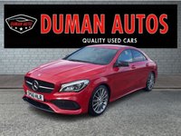 USED 2016 66 MERCEDES-BENZ CLA 2.1 CLA200d AMG Line Coupe 4dr Diesel Manual Euro 6 (s/s) (136 ps) PARKING AID+ PRIVACY GLASS+ HALF LEATHER TRIM+ BLUETOOTH+ ECO+ START/STOP+ DUAL CLIMATE CONTROL+ CRUISE CONTROL+ AUTO HEADLIGHTS+ &pound;20 ROAD TAX+ 18 INCH ALLOY WHEELS+