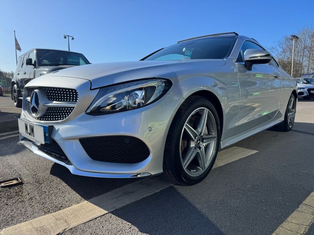 2017 MERCEDES-BENZ C-CLASS 2017 2.1 C250d AMG Line (Premium Plus) Coupe 2dr Diesel G-Tronic+ Euro 6 (s/s) (204 ps) * HUGE SPEC LIST * PANORAMIC SUNROOF * REAR CAMERA * HEATED LEATHER SEATS * BLACK ASH WOOD TRIM * CRUISE CONTROL * MERCEDES ME CONNECT * 2-ZONE CLIMATE CONTROL * IRIDIUM SILVER * LED LIGHTS * SPORTS SUSPENSION * SAT NAV * DAB * STUNNING THROUGHOUT * - Photo 7