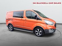 USED 2022 72 FORD TRANSIT CUSTOM 2.0 320 EcoBlue Active Crew Van Double Cab 5dr Diesel Auto L1 H1 Euro 6 (170 ps) TOW BAR+R.CAMERA+WARANTY INCL.