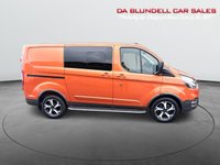 USED 2022 72 FORD TRANSIT CUSTOM 2.0 320 EcoBlue Active Crew Van Double Cab 5dr Diesel Auto L1 H1 Euro 6 (170 ps) TOW BAR+R.CAMERA+WARANTY INCL.