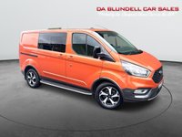 USED 2022 72 FORD TRANSIT CUSTOM 2.0 320 EcoBlue Active Crew Van Double Cab 5dr Diesel Auto L1 H1 Euro 6 (170 ps) TOW BAR+R.CAMERA+WARANTY INCL.