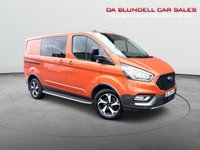 USED 2022 72 FORD TRANSIT CUSTOM 2.0 320 EcoBlue Active Crew Van Double Cab 5dr Diesel Auto L1 H1 Euro 6 (170 ps) TOW BAR+R.CAMERA+WARANTY INCL.