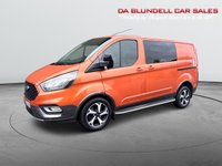USED 2022 72 FORD TRANSIT CUSTOM 2.0 320 EcoBlue Active Crew Van Double Cab 5dr Diesel Auto L1 H1 Euro 6 (170 ps) TOW BAR+R.CAMERA+WARANTY INCL.