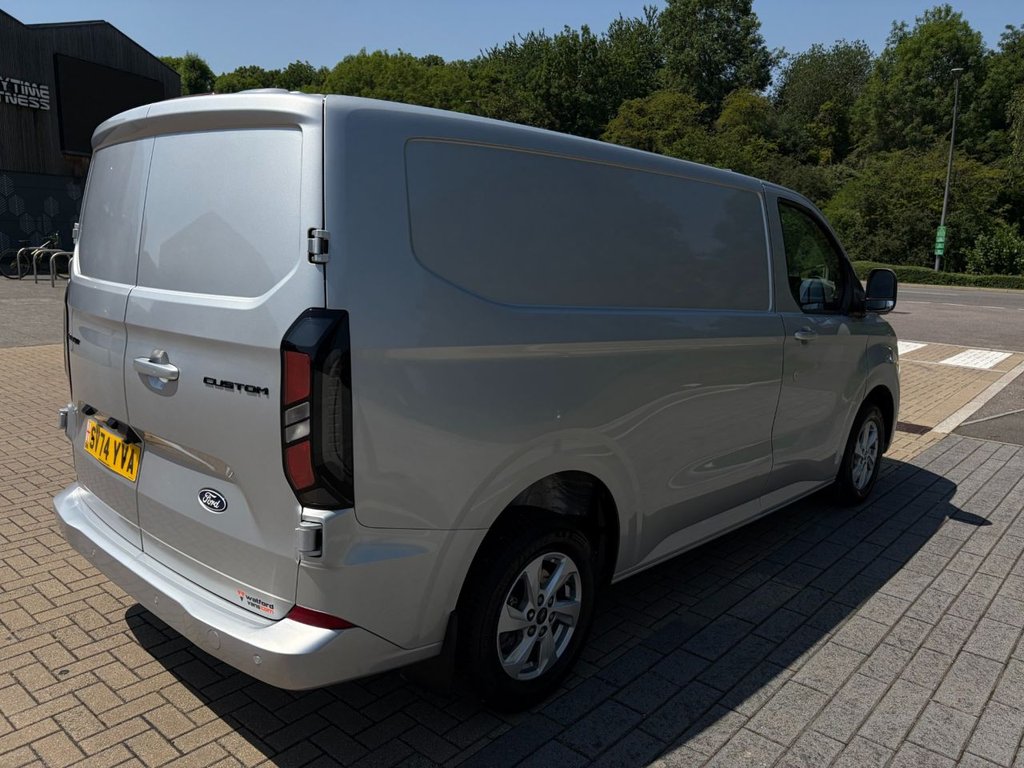 USED 2024 74 FORD TRANSIT CUSTOM 300 NEW SHAPE 2.0EcoBlue AUTO L1H1 170ps *A/C*CAMERA*ALLOYS*SENSORS*HEAT PACK*E/PACK*APPLE CARPLAY* LIMITED-L1-AUTO-GREAT SPEC