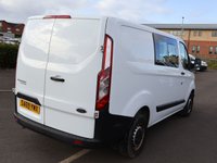 USED 2019 69 FORD TRANSIT CUSTOM 2.0 300 EcoBlue Crew Van Double Cab 5dr Diesel Manual L1 H1 Euro 6 (6 Seat) (130 ps) AWARD WINNING DEALERSHIP