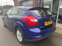 USED 2014 64 FORD FOCUS 1.6 Titanium Navigator Hatchback 5dr Petrol Powershift Euro 5 (125 ps) BLUETOOTH~DAB~A/C~CRUISE~PARK SENS