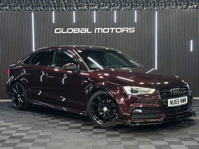 2015 65 Audi A3 2.0 TDI S line Saloon 4dr Diesel S Tronic quattro Euro 6 (s/s) (184 ps)