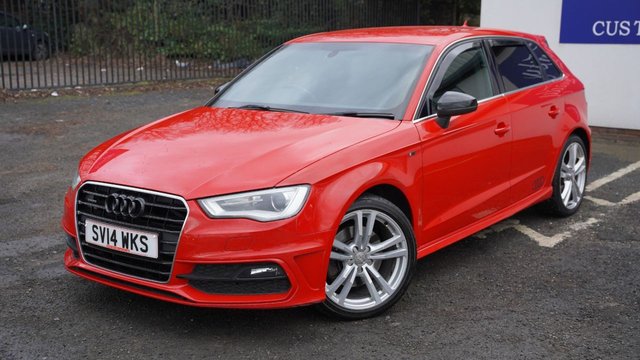 2014 AUDI A3 2.0 TDI S line Sportback 5dr Diesel S Tronic quattro Euro 6 (s/s) (184 ps)
