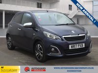 USED 2017 17 PEUGEOT 108 1.2 PureTech Allure Top! 5dr Petrol Manual Euro 6 (82 ps) 