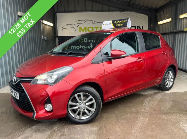 2015 TOYOTA YARIS 1.33 Dual VVT-i Icon Hatchback 5dr Petrol Manual Euro 5 Euro 5 (99 ps)