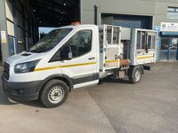USED 2018 68 FORD TRANSIT 2.0 350 ECOBLUE CAGED TIPPER L2 MEDIUM WHEEL BASE (130 BHP) WITH BIN LIFT. 