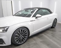 USED 2020 W AUDI A5 CABRIOLET 2.0 TFSI 40 S line Convertible 2dr Petrol S Tronic Euro 6 (s/s) (190 ps) 19 INCH ALLOY WHEELS, CONVERTIBLE - BLACK SOFT ROOF TOP , PARKING SENSORS , HEATED LEATHER SEATS ,APPLE CARPLAY/ ANDROID AUTO,  SAT NAV , BLUETOOTH , CRUISE CONTROL , SERVICE HISTORY x 5 - LATEST MARCH 2026