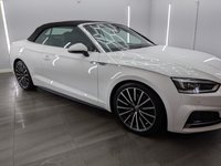 USED 2020 W AUDI A5 CABRIOLET 2.0 TFSI 40 S line Convertible 2dr Petrol S Tronic Euro 6 (s/s) (190 ps) 19 INCH ALLOY WHEELS, CONVERTIBLE - BLACK SOFT ROOF TOP , PARKING SENSORS , HEATED LEATHER SEATS ,APPLE CARPLAY/ ANDROID AUTO,  SAT NAV , BLUETOOTH , CRUISE CONTROL , SERVICE HISTORY x 5 - LATEST MARCH 2026