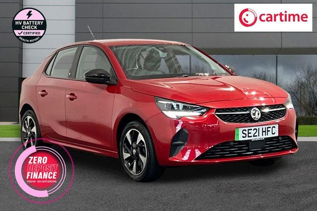 View our Vauxhall Corsa-E 50kWh SE Nav Hatchback 5dr Electric Auto (7.4Kw Charger) (136 ps) Front Camera System, Rear Parking Distance Sensors, Touchscreen, 16In Alloys, Electrically Adjustable Door Mirrors