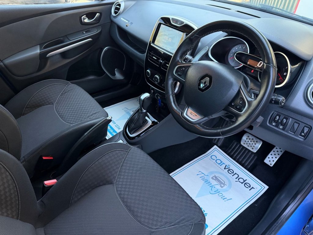USED 2016 16 RENAULT CLIO 1.2 TCe GT Line Nav Hatchback 5dr Petrol Auto Euro 6 (120 ps) 2 Owners|9 Services|Camera|Cruise Control|R.Sensor|