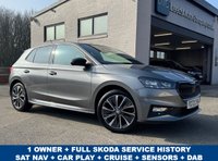 USED 2022 72 SKODA FABIA 1.0 TSI Monte Carlo Hatchback 5dr Petrol Manual Euro 6 (s/s) (110 ps) 1 OWNER -- FULL SERVICE HISTORY -- SAT NAV -- CAR PLAY -- PARKING SENSORS