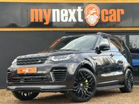 USED 2020 20 LAND ROVER DISCOVERY 3.0 SD V6 HSE SUV 5dr Diesel Auto 4WD Euro 6 (s/s) (306 ps) HUGE SPEC + FULL URBAN CARBON KIT + 5 SEATS + 23" URBAN ALLOYS + MERIDIAN SOUND + 360 CAMERA + FINISHED IN SANTORINI BLACK WITH BLACK HEATED LEATHER SEATS + ELECTRIC SEATS + BLUETOOTH + DAB RADIO + CRUISE CONTROL + HEATED STEERING WHEEL + SIDE STEPS + PRIVACY GLASS + BLACK ROOF RAILS + HPI CLEAR + 2 KEYS