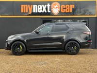 USED 2020 20 LAND ROVER DISCOVERY 3.0 SD V6 HSE SUV 5dr Diesel Auto 4WD Euro 6 (s/s) (306 ps) HUGE SPEC + FULL URBAN CARBON KIT + 5 SEATS + 23" URBAN ALLOYS + MERIDIAN SOUND + 360 CAMERA + FINISHED IN SANTORINI BLACK WITH BLACK HEATED LEATHER SEATS + ELECTRIC SEATS + BLUETOOTH + DAB RADIO + CRUISE CONTROL + HEATED STEERING WHEEL + SIDE STEPS + PRIVACY GLASS + BLACK ROOF RAILS + HPI CLEAR + 2 KEYS