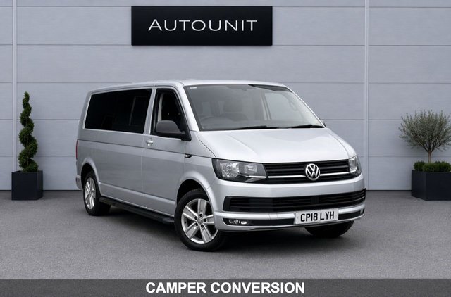 View our Volkswagen Transporter 2.0 TDI T32 BlueMotion Tech Highline Panel Van CAMPER CONVERSION DSG FWD LWB Euro 6 (s/s) (150 ps)